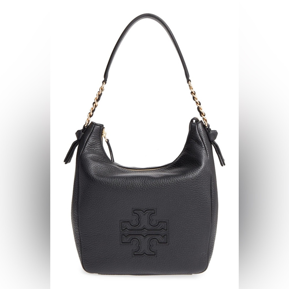 TORY BURCH 'Harper' Leather Zip Hobo